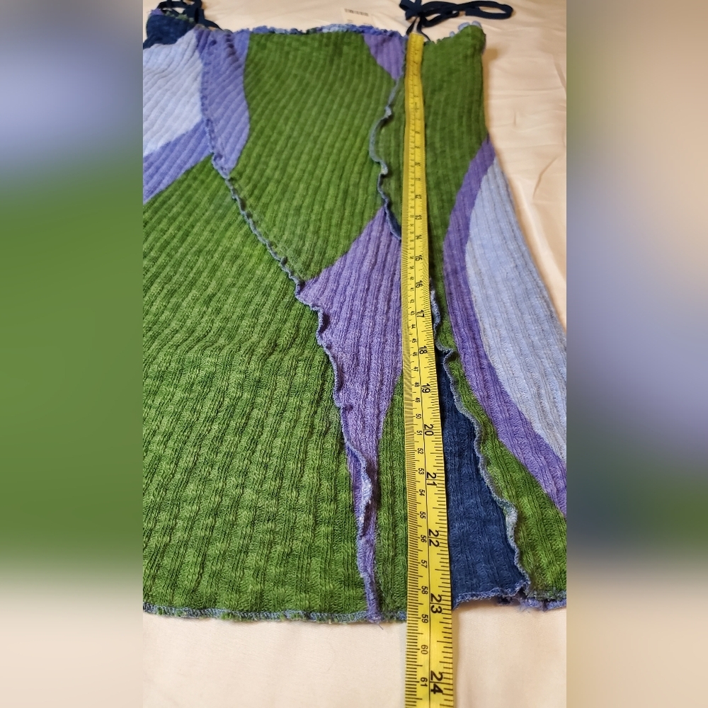NWT Urban Outfitters Colorful Patchwork Dress With Straps Size :M - Picture 6 of 9